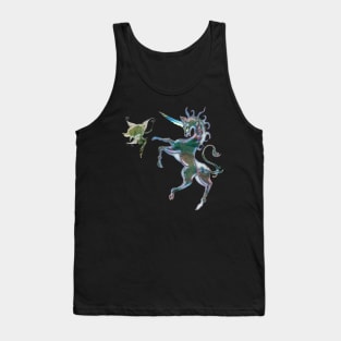 Wonderful unicorn with fairy Tank Top